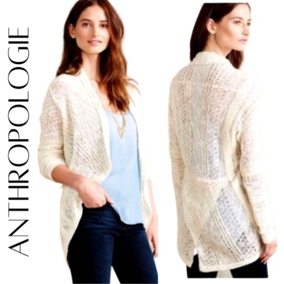 Anthropologie Sweaters - ANTHROPOLOGIE Knitted & Knotted Switch Stich Cardi